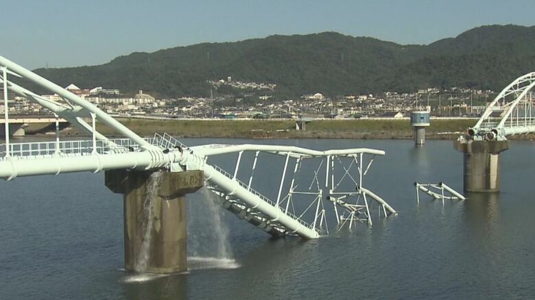 和歌山県で発生した水道橋崩落（2021年）