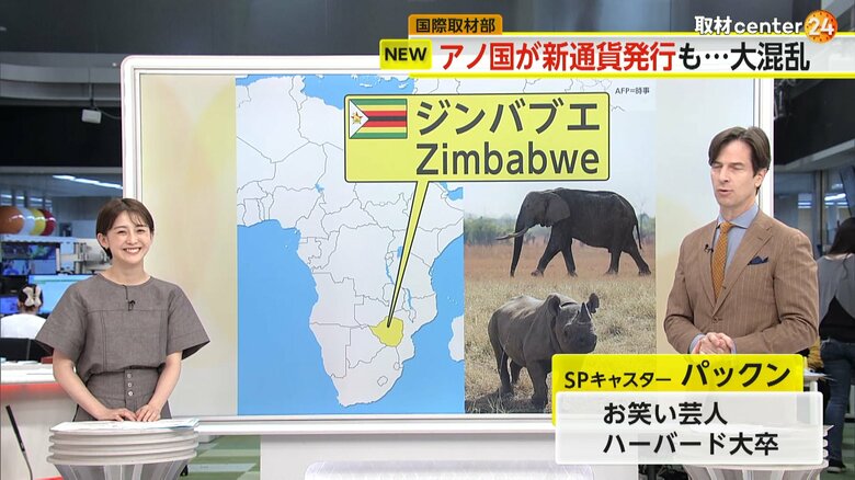 ゾウやサイが生息し自然豊かなアフリカ南部に位置する国・ジンバブエ