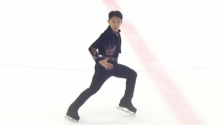 近畿選手権ジュニア男子で優勝した朝賀