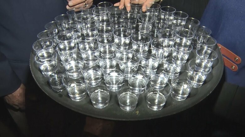 イベントで振る舞われた泡盛