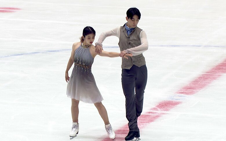 新カップルの矢島榛乃・松井努夢組