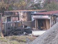 空き家の可能性も…岐阜県神戸町で住宅1棟が全焼する火事 ケガ人なし 田畑に囲まれた場所で住人とは連絡取れず