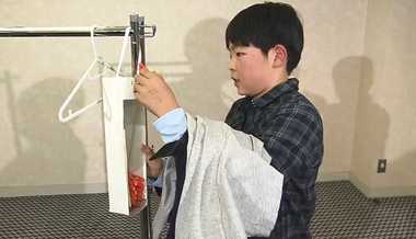 洗濯ばさみが同じ向きに! お手伝いでひらめいた…小6発明が特許取得