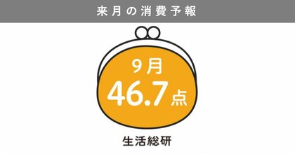 博報堂生活総研[来月の消費予報・2025年9月]（消費意欲指数）