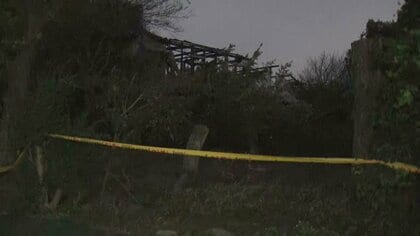 「建物の2階部分から火が…」南島原市で木造住宅1棟が全焼 住人男性と一時連絡とれずも無事を確認