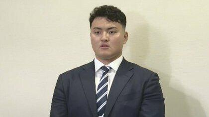 【一問一答】ホークス“ドラ1”佐々木麟太郎選手　背番号1提示され「感極まった」　進路は「MLBのドラフト見て最終的に判断」