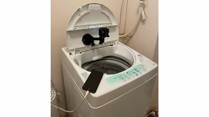 「本気で気になった」洗濯中の洗濯機“内部”を理系大学生が撮影! 高速回転する“脱水”は見ていて楽しい