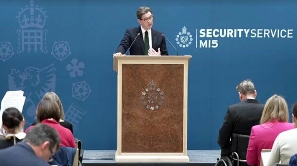 UK MI5 Chief Warns of Rising Russia and Iran Hybrid Threats