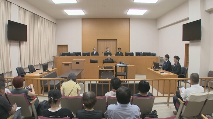 27日の法廷(富山地方裁判所)