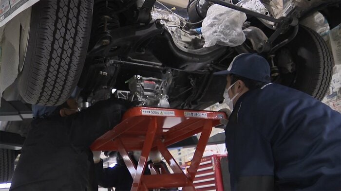 現代の車と構造が異なる