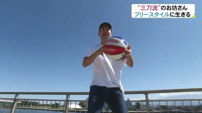 さまざまな技を披露する坂本さん