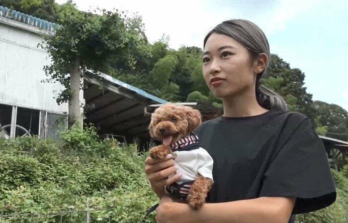 愛犬「イブ」に癒やされる安田