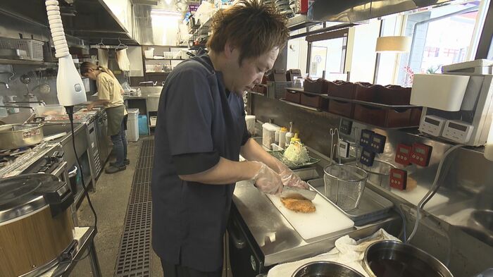 とんかつ料理店「天膳」の天谷社長