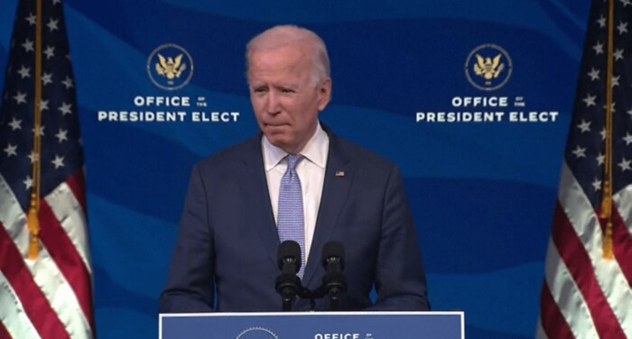 議会からの退去を求めるバイデン次期大統領