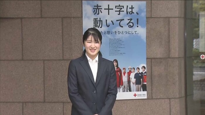 日本赤十字社に初出勤 2024年4月