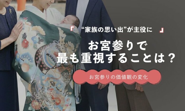 お宮参りで最も重視されるのは「家族の思い出」36.1％｜ご祈祷・写真撮影を上回る結果に【保護者100人調査】