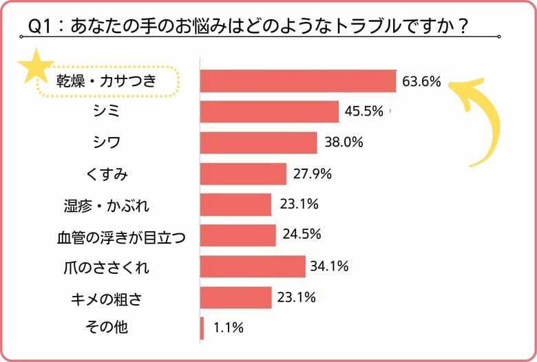 【8月8日は世界猫の日】猫を飼っている方の手のお悩み第2位は「シミ」、第1位は「乾燥・カサつき」。その理由は…?