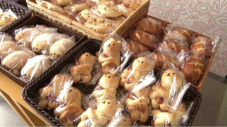 この日は10種類ほどが店頭に並んだ