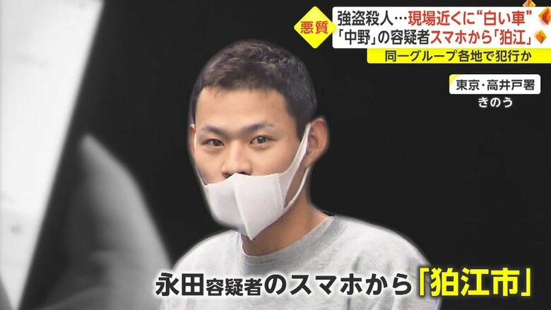 永田陸人容疑者(21)