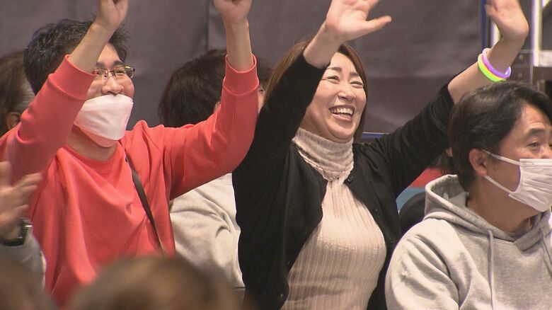 兄弟に大きな声援
