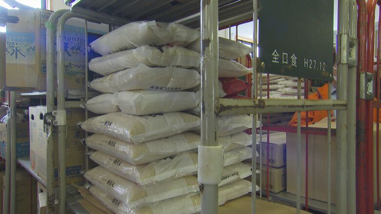 コメの確保に不安も