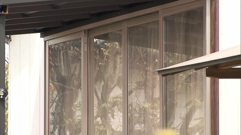 事件があった住宅（群馬・富岡市）