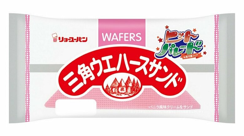 ゆかりさんが食べた「三角ウエハースサンド」