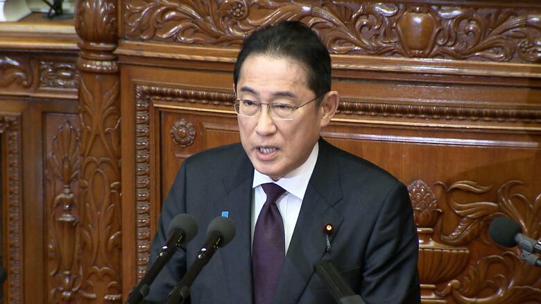 岸田首相が施政方針演説　1月30日