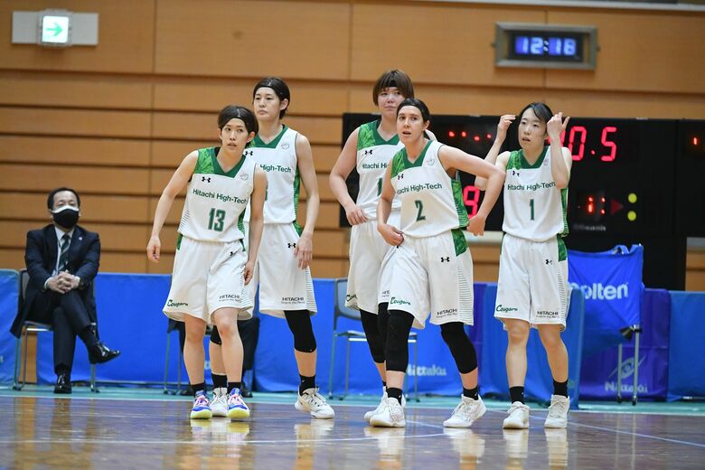 悔しい2連敗となった日立ハイテク（10月31日、アランマーレ戦より）