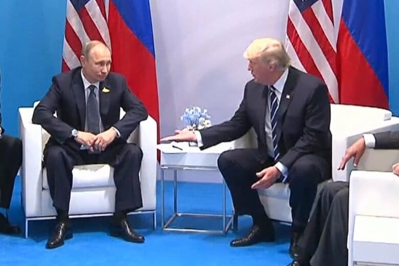 トランプ大統領とプーチン大統領による初の会談（2017年）