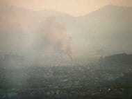 【速報】岡山市南区妹尾で建物火災　消防１２台などが出て消火活動中　瀬戸大橋線・妹尾駅西側【岡山】