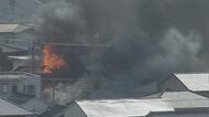 【速報】激しい黒煙　春日神社近くの住宅で火事　けが人の有無は不明　大分