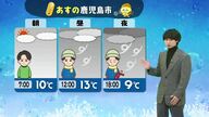 【動画・かごしまの天気12/2】今季最強の寒気到来　3日の日中は真冬並みの寒さと雪混じりの雨に警戒