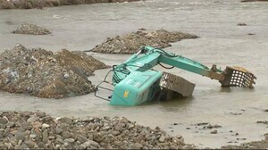 重機が増水した川へ転落 66歳男性死亡 補修工事中<岩手・花巻市>