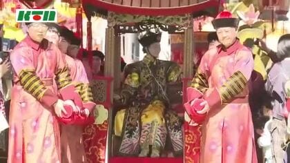 長崎出身の俳優・前原瑞樹さんが皇帝役に…長崎ランタンフェスティバルで皇帝パレード開催