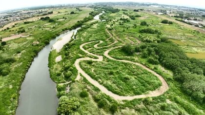 【独自】全長1.5km“本格仕様”バイクコースが河川敷に出現　エンジン音に近隣住民苦悩…土地の造成・占拠は河川法違反　埼玉・熊谷