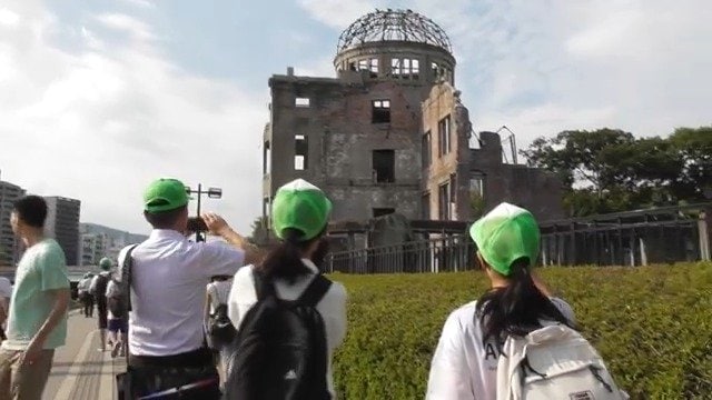 原爆ドームも見学