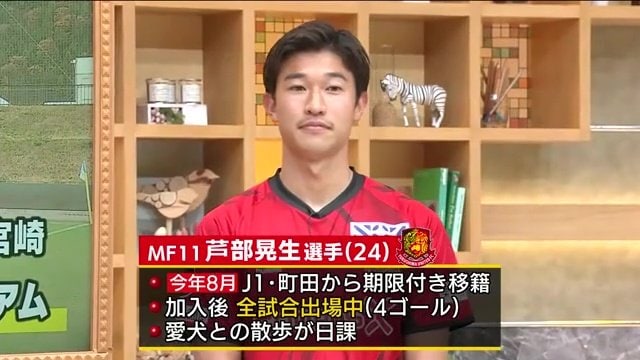 福島ユナイテッドFC　MF11・芦部晃生選手