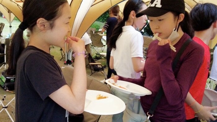 千葉は木下アカデミー開催のBBQを島田麻央らと楽しんだ