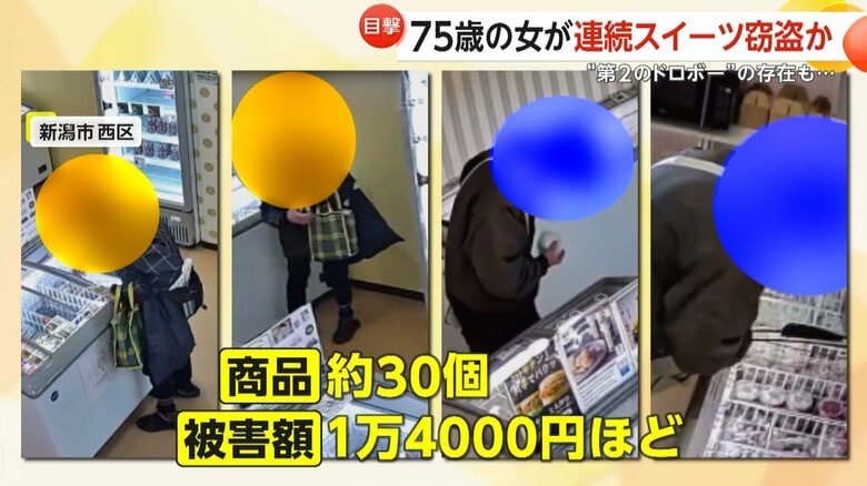 スイーツ無人販売店で相次ぐ窃盗…オーナーが防犯カメラ確認すると“第2の泥棒”の存在が発覚　被害額はこれまで約1万4000円｜FNNプライムオンライン