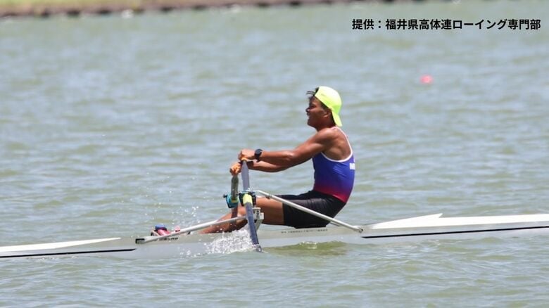 インターハイのボート競技・ローイングで美方高校が男女2種目で優勝　【福井】　｜FNNプライムオンライン