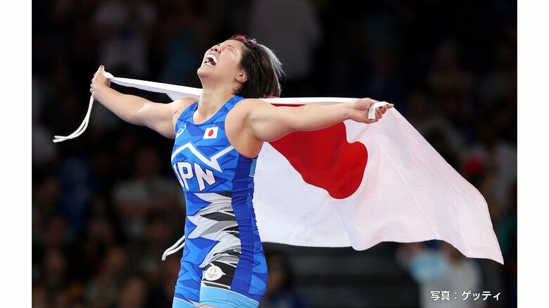 【速報】歴代最多をさらに更新！女子フリースタイル76kg級・鏡優翔の金で日本勢の金メダル20個に｜FNNプライムオンライン