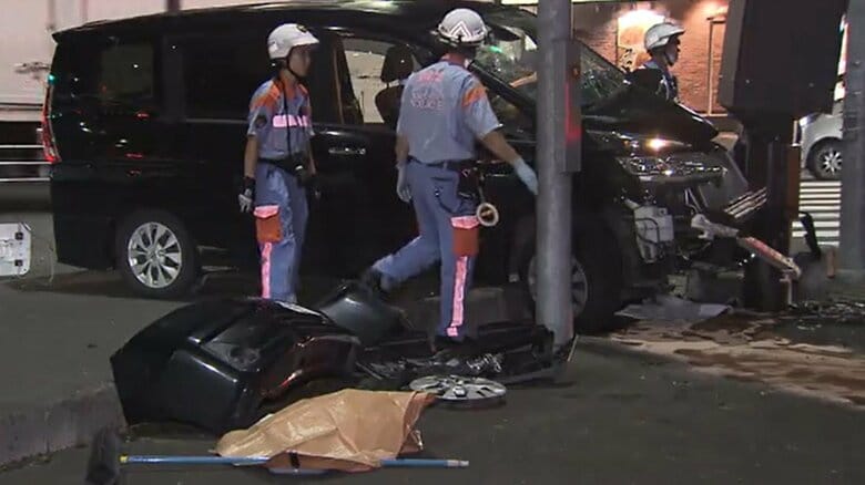 折立交差点で柱に衝突　乗用車運転の４０代男性死亡　死因は病死と判明〈仙台〉｜FNNプライムオンライン