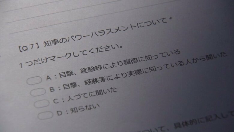 百条委実施のアンケート