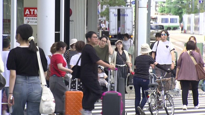 にぎわう福井駅周辺
