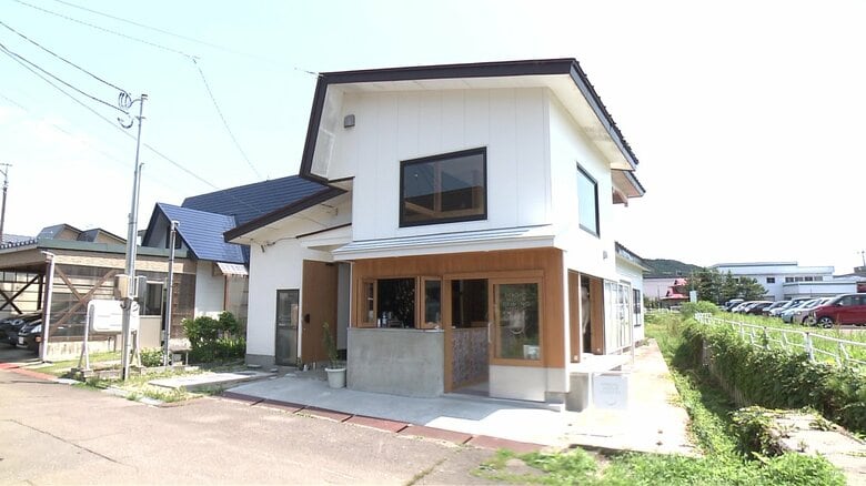秋田・能代市二ツ井町にオープンした「Magic Hour Sewing」の外観