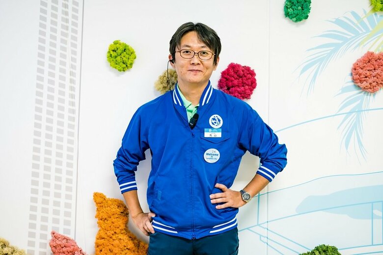 サンシャイン水族館の飼育スタッフ（魚類担当）・先山広輝さん（提供：サンシャイン水族館）
