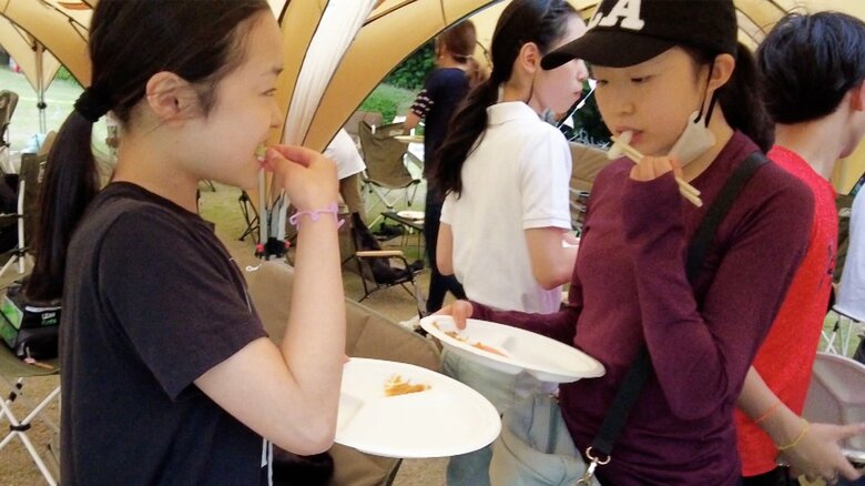 千葉は木下アカデミー開催のBBQを島田麻央らと楽しんだ