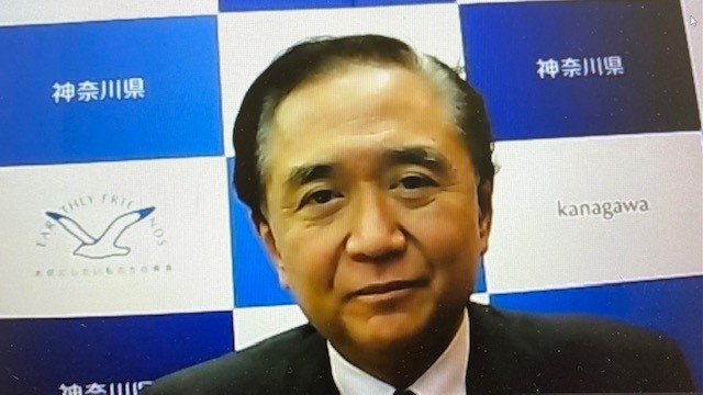 黒岩知事「感染しない環境をテクノロジーで実現したい」