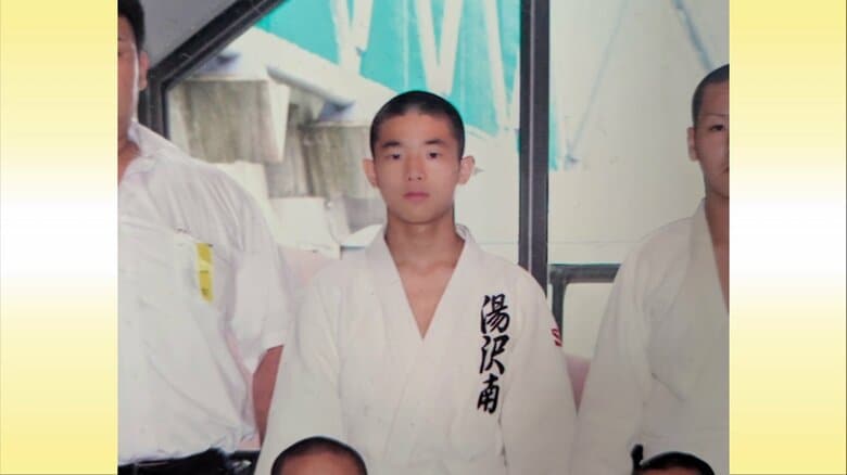 柔道に打ち込んでいた頃の奥山さん